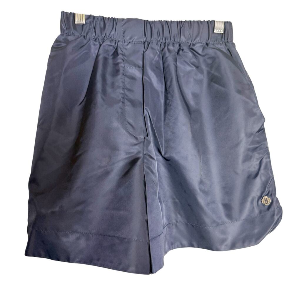 Maje Navy Blue Pull-On Mid Thigh Athleisure Running Active Hiking Gym Shorts XS
